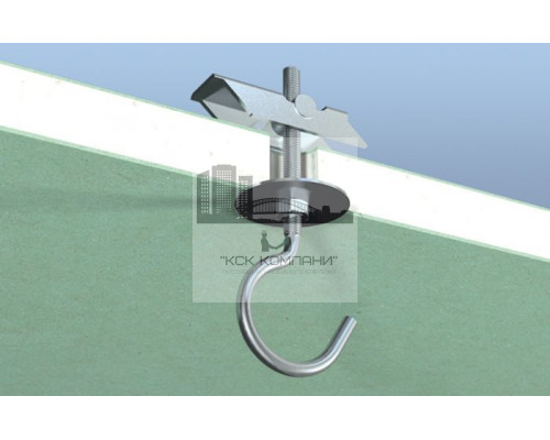 Дюбель пружинный с крюком fischer KDH 4 K NV для пустотелых материалов ОЦ, M4х95/14x95 мм